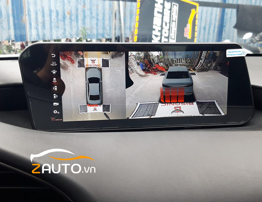 Lắp màn hình android camera 360 Mazda 3 tại Dĩ An