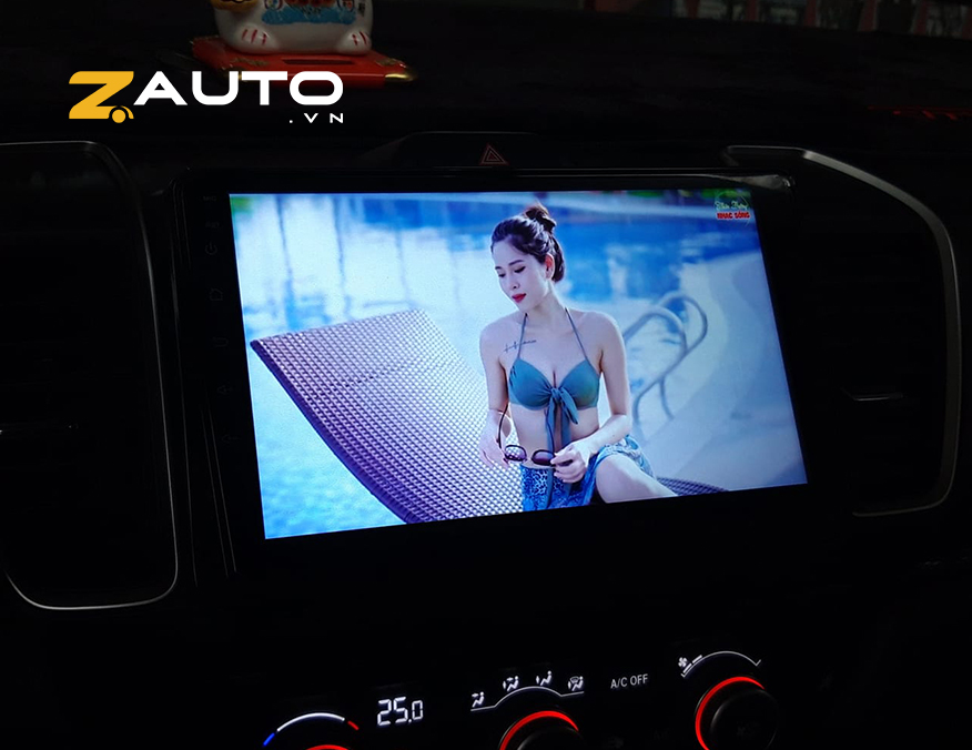 Lắp màn hình android camera lùi Honda City