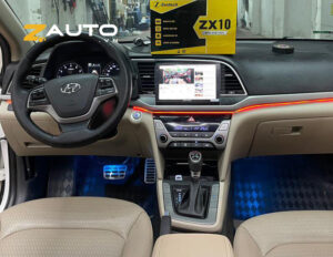 Lắp màn hình android Hyundai Elantra zin theo xe