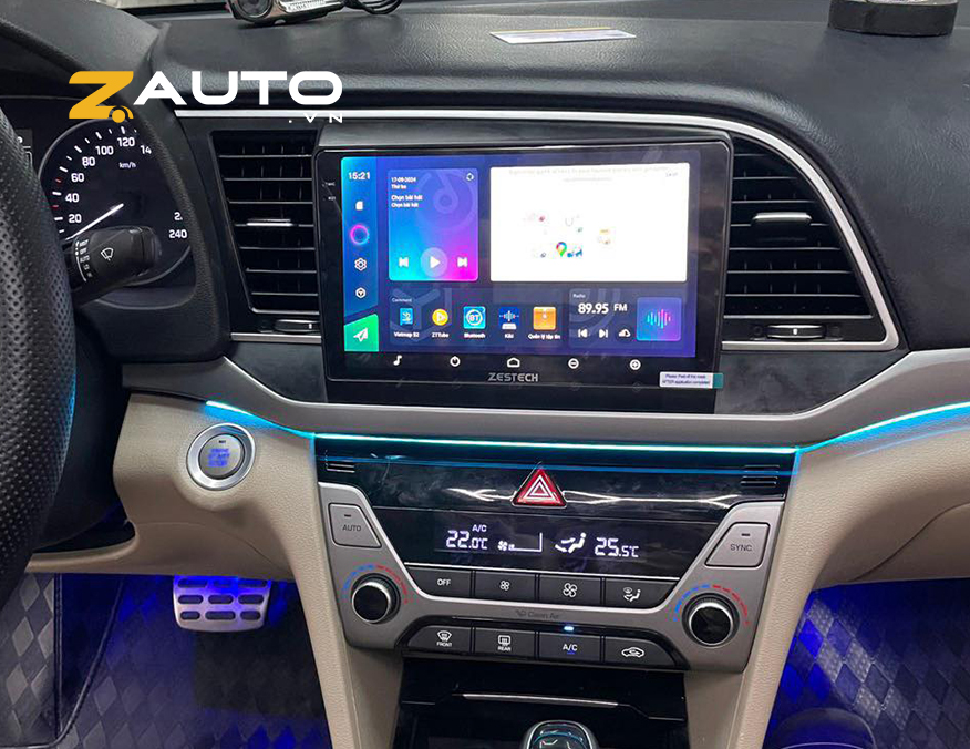 Lắp màn hình android Hyundai Elantra tại Thủ Dầu Một