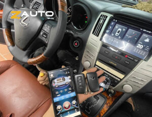 Lắp nút đề nổ Start/Stop Smartkey xe Lexus RX350