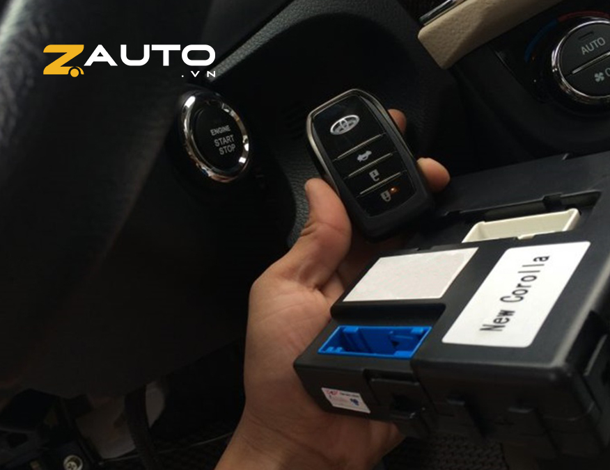 Lắp nút đề nổ Start/Stop Smartkey Toyota Altis tại TP.HCM