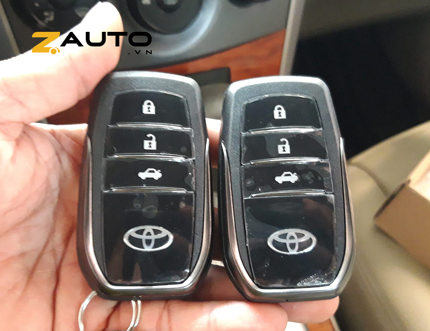 Lắp nút đề nổ Start/Stop Smartkey xe Toyota Altis