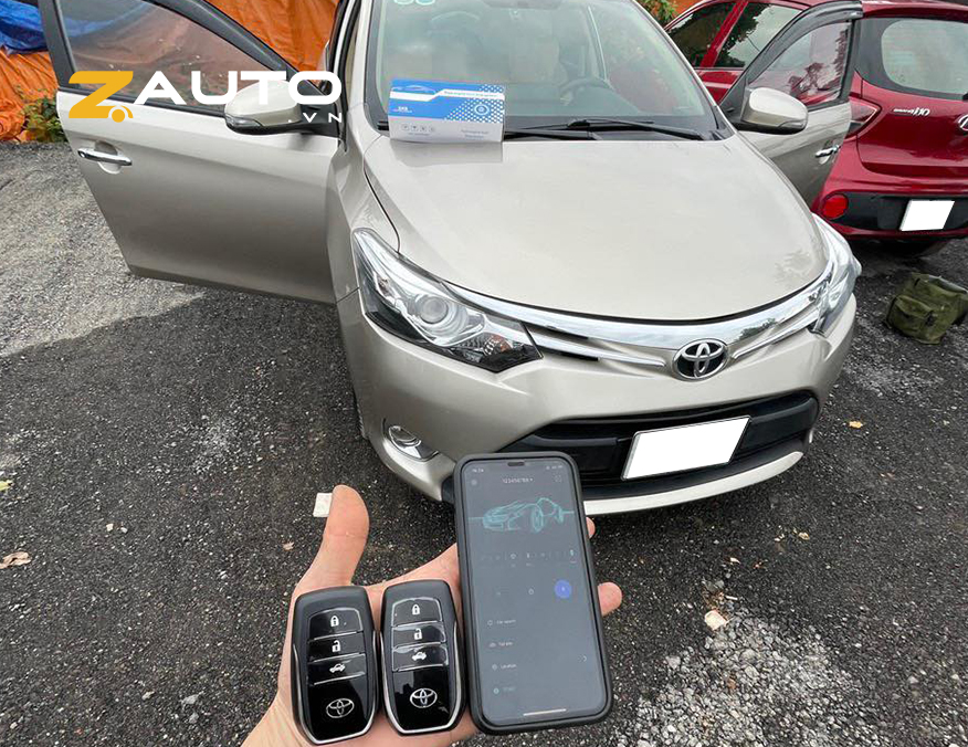 Lắp nút đề nổ Start/Stop Smartkey xe Toyota Vios G tại Sài Gòn