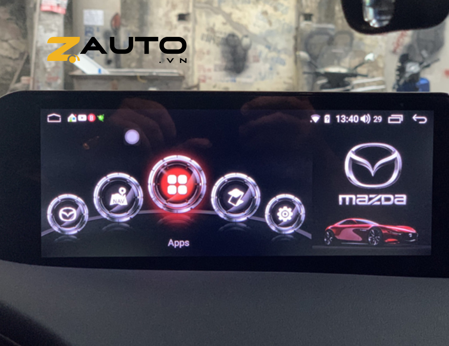 Khắc phục Mazda không hiện Android Auto