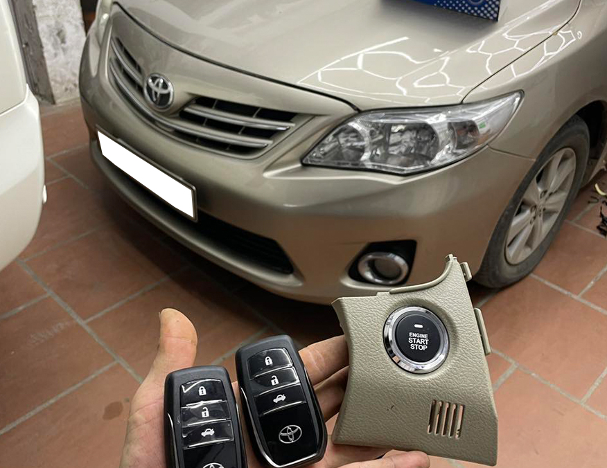 Hướng dẫn sử dụng Smartkey trên xe Toyota Corolla Altis