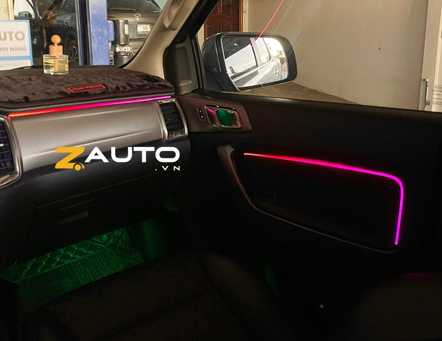 Các vị trí cần lưu ý khi lắp đèn LED viền nội thất ô tô