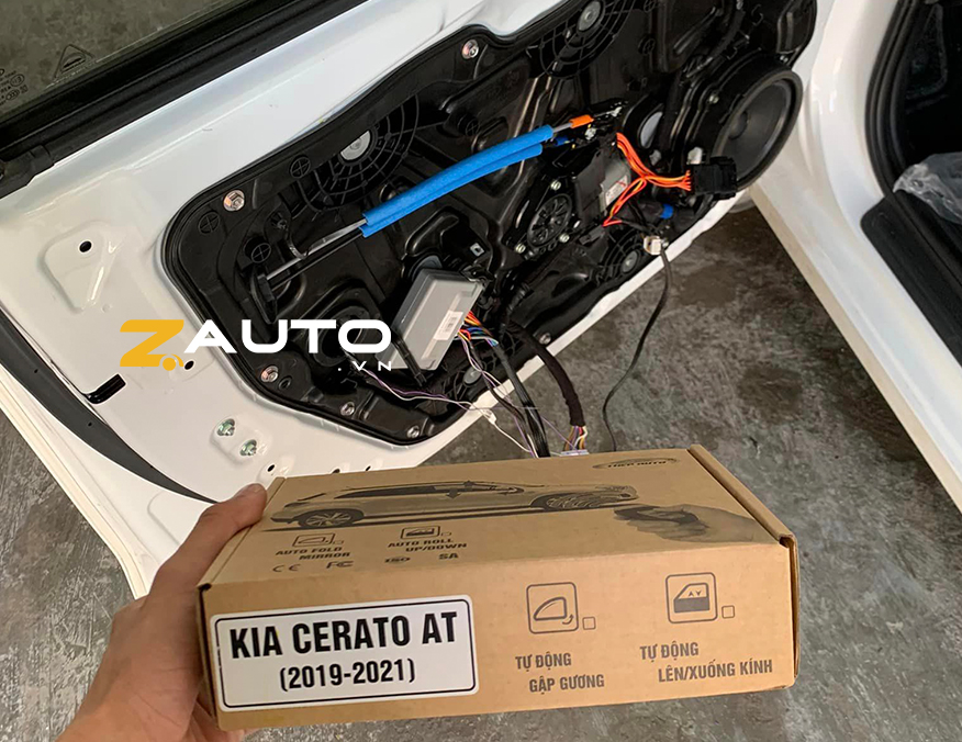 Độ gập gương lên xuống kính cho xe ô tô KIA