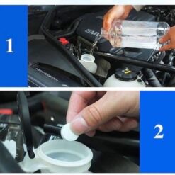 1 Viên sủi rửa kính xe ô tô hòa tan với 4 lít nước sạch