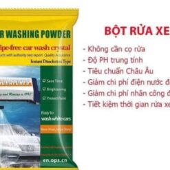 Bột rửa xe không chạm OPS - Bột tạo bọt rửa xe bọt tuyết huyền thoại (gói 500 gram)