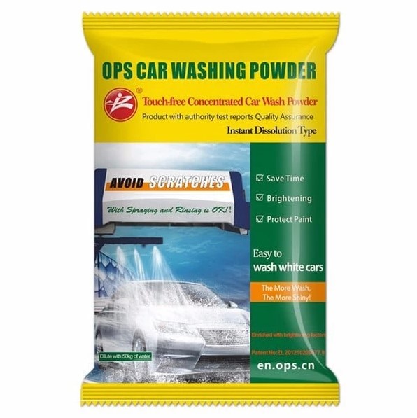 Bột rửa xe không chạm OPS - Bột tạo bọt rửa xe bọt tuyết huyền thoại (gói 500 gram)