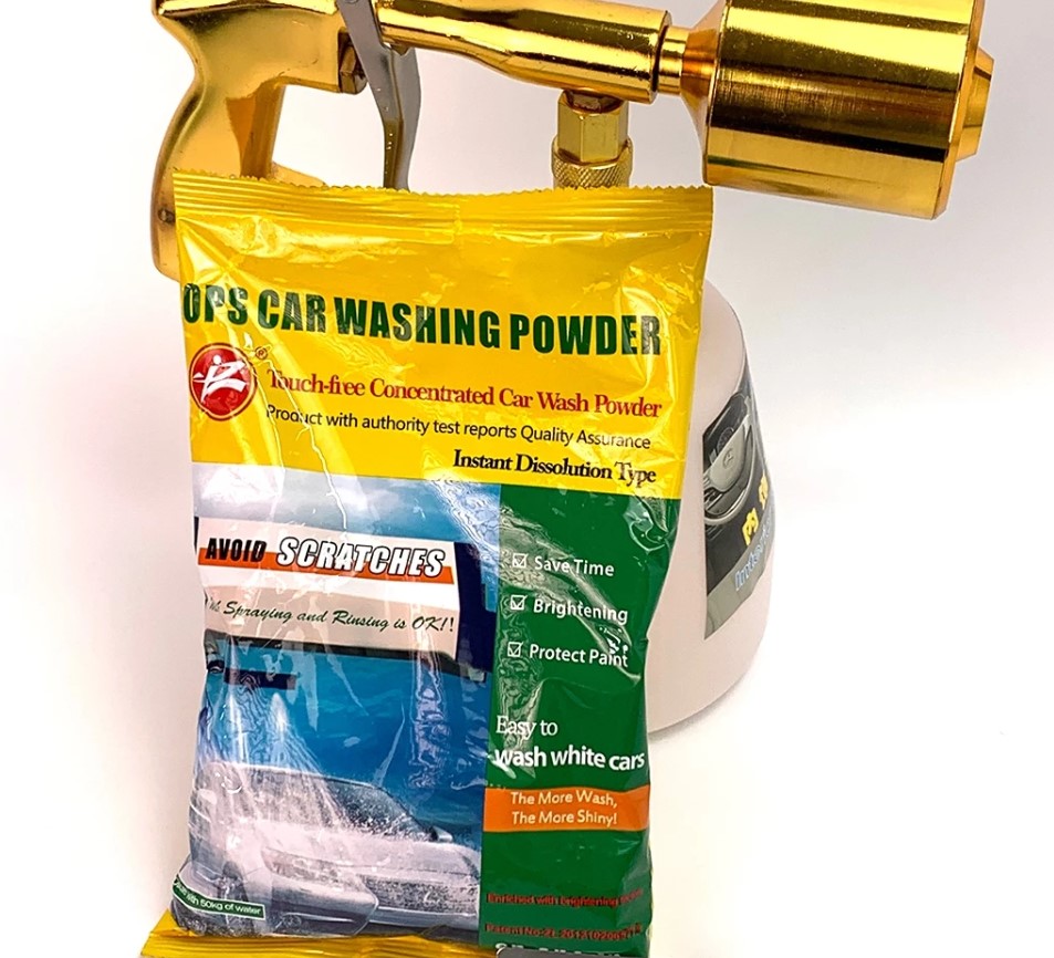 Bột rửa xe không chạm OPS - Bột tạo bọt rửa xe bọt tuyết huyền thoại (gói 500 gram)