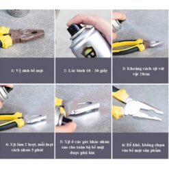 Chai Sơn Bạc Mạ Crom Sơn Xịt Mạ Chrome Sáng Bóng 350ml - Chai Sơn mạ Siêu Bóng - Sơn Xe