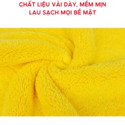Khăn Lau Rửa Xe Ô Tô Chuyên Dụng Microfiber Đa Năng Khăn Dày Mịn Siêu Thấm Hút Không Sơ Rối 2 Lớp