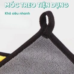 Khăn lau xe chuyên dụng Chính Hãng UHERO chất Liệu MICROFIBER siêu thấm hút mềm mại, sạch sẽ an toàn bề mặt xe