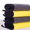 Khăn lau xe microfiber 3M cao cấp không rụng lông, khăn lao ô tô, xe hơi, xe máy chuyên dụng siêu thấm cao cấp