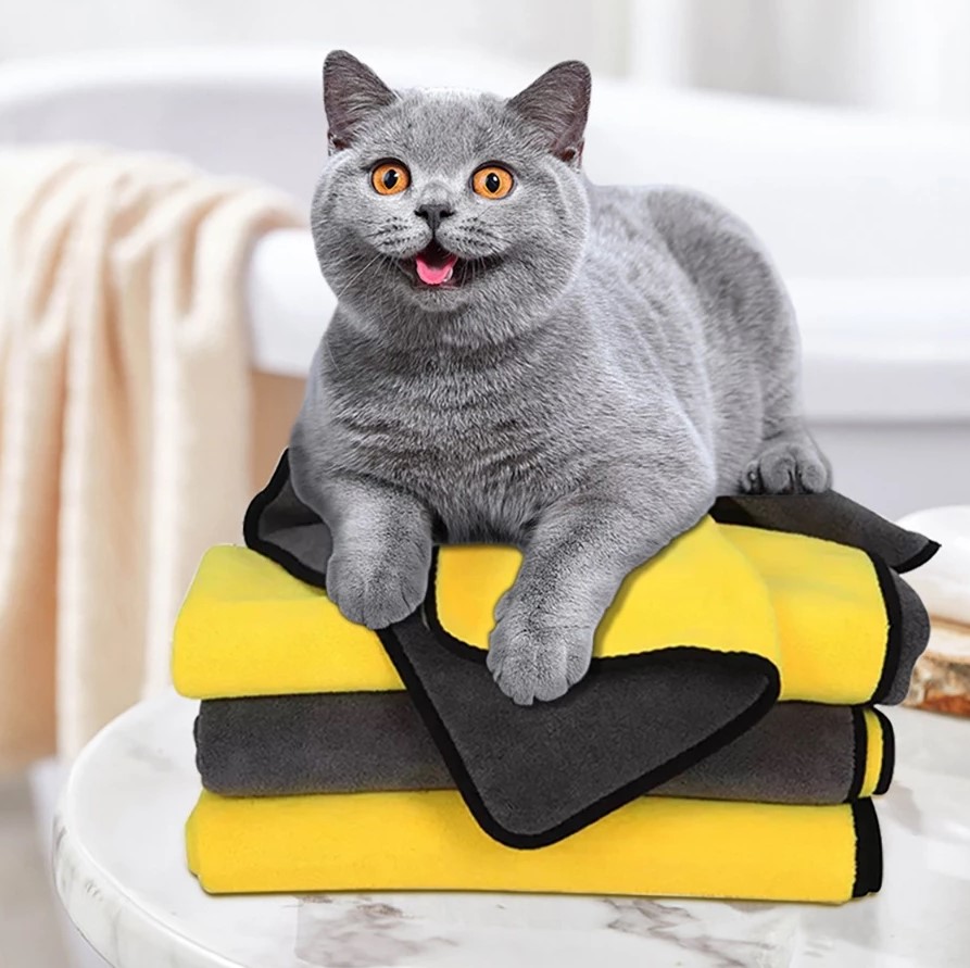 Khăn lau xe microfiber 3M cao cấp không rụng lông, khăn lao ô tô, xe hơi, xe máy chuyên dụng siêu thấm cao cấp - Ảnh 4