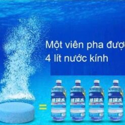 Viên sủi rửa kính ô tô XCHAT làm sạch mọi vết bẩn trên kính lái ô tô cao cấp