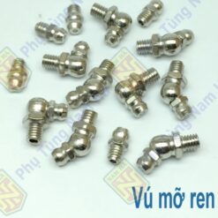 10 Cái – Vú Bơm Mỡ Bò Các Loại M6, M8, M10, M12, M13, M14 (Loại Tốt)