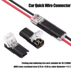 2 Pin Đầu Nối Đa Năng Kẹp Khối Thiết Bị Đầu Cuối Đầu Nối Điện Nhanh D2