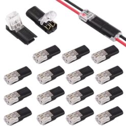 2 Pin Đầu Nối Đa Năng Kẹp Khối Thiết Bị Đầu Cuối Đầu Nối Điện Nhanh D2