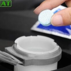 200 Viên Sủi Rửa Kính Ô TÔ – Siêu Đậm Đặc, 1 Viên Pha 4 Lít, Nước Xanh, Bọt Nhiều, Sạch Bóng Kính Lái