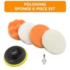 6 Cái/Bộ Miếng Đánh Bóng Xe Hơi - Bánh Xe 3/4/5 Inch Chuyên Dụng