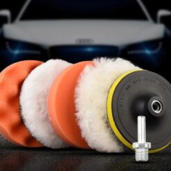 6 Cái/Bộ Miếng Đánh Bóng Xe Hơi - Bánh Xe 3/4/5 Inch Chuyên Dụng