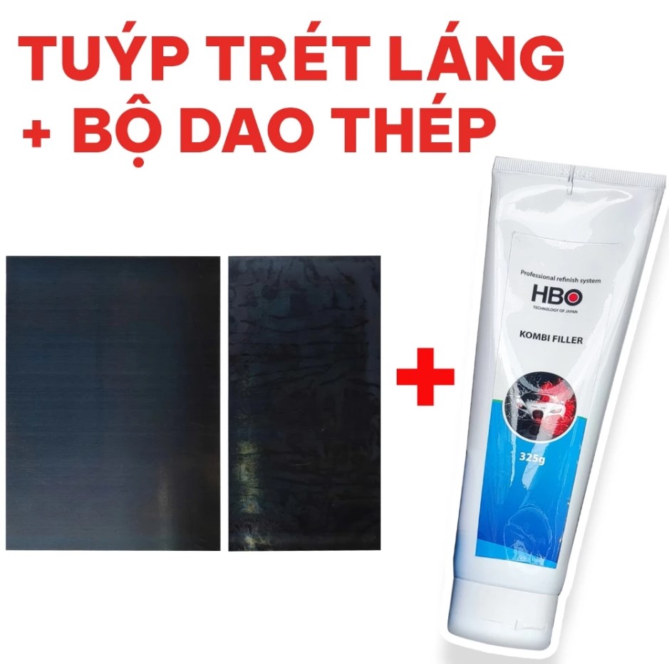 Bả Matit Trét Láng HBO 1 Thành Phần – Độ Bám Dính Mạnh, Độ Mịn Cao, Có Dạng Tuýp Tiết Kiệm