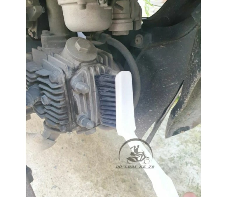 Bàn Chải Rửa Xe Sợi Cước Cao Cấp – Chuyên Làm Sạch Lốc Máy, Đầu Bò, Chi Tiết Máy