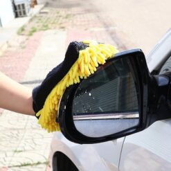 Bao Tay Rửa Xe Sợi Microfiber Găng Tay Chuyên Dụng Làm Sạch Ô Tô, Xe Máy & Vệ Sinh Nhà Cửa