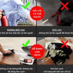 Bình Bọt Fom Kèm Búa Phá Kính Cầm Tay Đa Năng Cứu Hộ Khẩn Cấp Trên Xe Ô tô