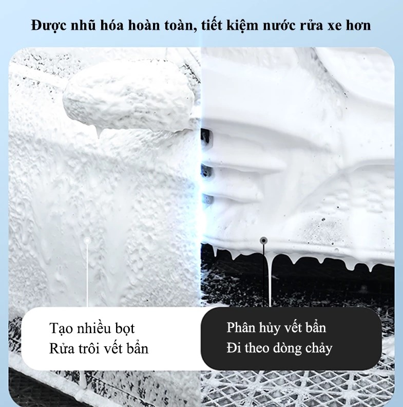 Bình Tạo Bọt Tuyết Rửa Xe Yipauto 2000ml – Bọt Dày, Xịt Mạnh, Dễ Dùng Cho Gia Đình