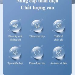 Bình Tạo Bọt Tuyết Rửa Xe Yipauto 2000ml – Bọt Dày, Xịt Mạnh, Dễ Dùng Cho Gia Đình