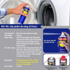 Bình Xịt Bôi Trơn, Chống Rỉ Sét Đa Năng WD-40 Multi Use Chính Hãng