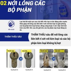 Bình Xịt Bôi Trơn, Chống Rỉ Sét Đa Năng WD-40 Multi Use Chính Hãng