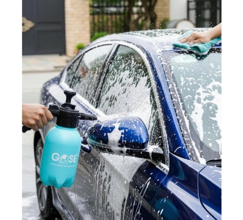 Bình Xịt Bọt Tuyết GOSE 2L/3L – Bình Phun Áp Suất Mạnh, Siêu Bền, Chuyên Dụng Cho Rửa Xe Ô Tô, Xe Máy