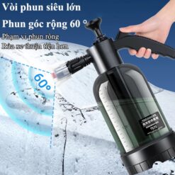 Bình xịt bọt tuyết rửa xe ô tô, xe máy AMOS kèm đầu phun chống gió – Bình tưới cây áp suất cầm tay 2L