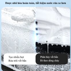 Bình xịt bọt tuyết rửa xe ô tô, xe máy AMOS kèm đầu phun chống gió – Bình tưới cây áp suất cầm tay 2L