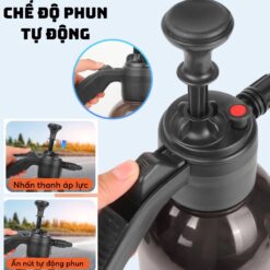 Bình xịt bọt tuyết rửa xe ô tô, xe máy AMOS kèm đầu phun chống gió – Bình tưới cây áp suất cầm tay 2L