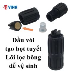Bình Xịt Bọt Tuyết Rửa Xe Ô Tô, Xe Máy SUVINA Áp Suất Mạnh – Tạo Bọt Siêu Dày – Tiết Kiệm Thời Gian Rửa Xe
