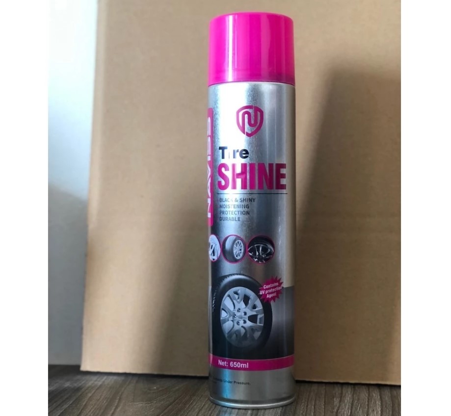 Bình Xịt Dưỡng Bóng Lốp Ô Tô Phục Hồi Nhựa Đen, Chống Bám Bụi, Kháng Nước, Bảo Vệ UV