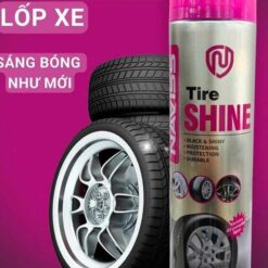 Bình Xịt Dưỡng Bóng Lốp Ô Tô Phục Hồi Nhựa Đen, Chống Bám Bụi, Kháng Nước, Bảo Vệ UV