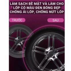 Bình Xịt Dưỡng Bóng Lốp Ô Tô Phục Hồi Nhựa Đen, Chống Bám Bụi, Kháng Nước, Bảo Vệ UV