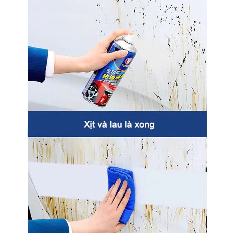 Bình Xịt Loại Bỏ Vết Nhựa Đường – Vết Sơn – Vết Bẩn Bám Trên Ô tô (450ml)