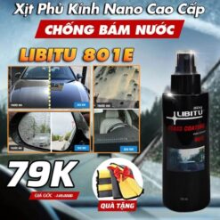 Bình Xịt Phủ Kính Nano Cao Cấp Chống Bám Nước LIBITU 801E, Loại Bỏ Màng Dầu
