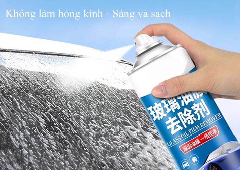Bình Xịt Tẩy Ố Kính Ô Tô ININ – Làm Sạch Cặn Canxi, Tạo Độ Bóng & Tăng Độ Trong Cho Kính Xe