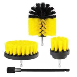 Bộ 3 Đầu Cọ Bàn Chải Gắn Máy Khoan – Phụ Kiện Chà Rửa Xe & Vệ Sinh Nhà Tắm