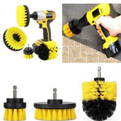 Bộ 3 Đầu Cọ Bàn Chải Gắn Máy Khoan – Phụ Kiện Chà Rửa Xe & Vệ Sinh Nhà Tắm