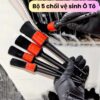 Bộ 5 Chổi Cọ Rửa Vệ Sinh Ô Tô, Xe Máy, Chổi Mini Mềm Vệ Sinh Xe Hơi, Tủ & Bàn Phím Laptop